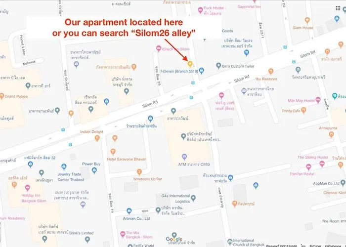 S3 Silom26 - S3 Silom Central, Large Room, Full Kitchen, Wifi, * 曼谷
