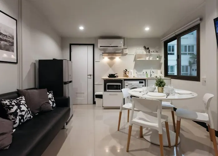 公寓 S3 Silom26 - S3 Silom Central, Large Room, Full Kitchen, Wifi,