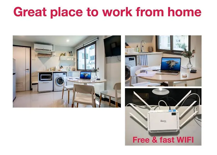 S3 Silom26 - S3 Silom Central, Large Room, Full Kitchen, Wifi, 公寓